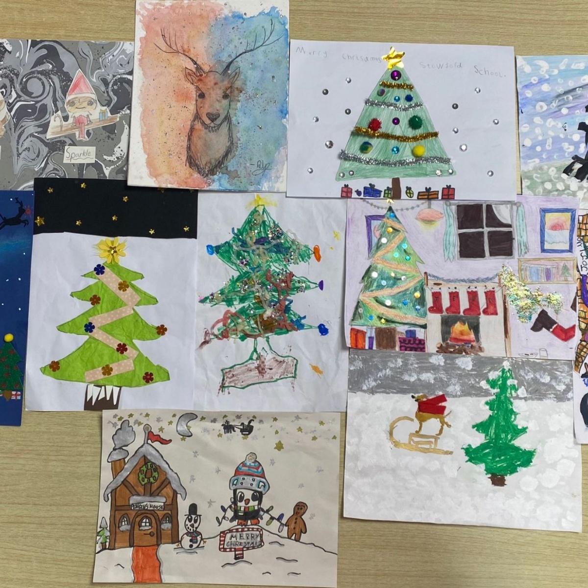 Stowford School Christmas Art Competition